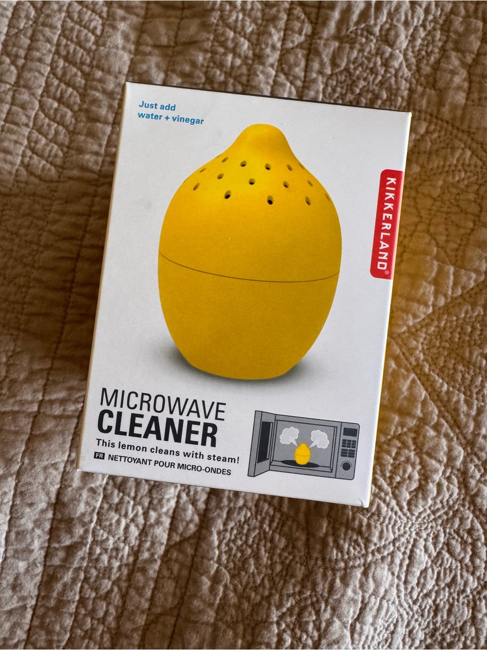 Kikkerland Yellow Lemon-Shaped Microwave Cleaner